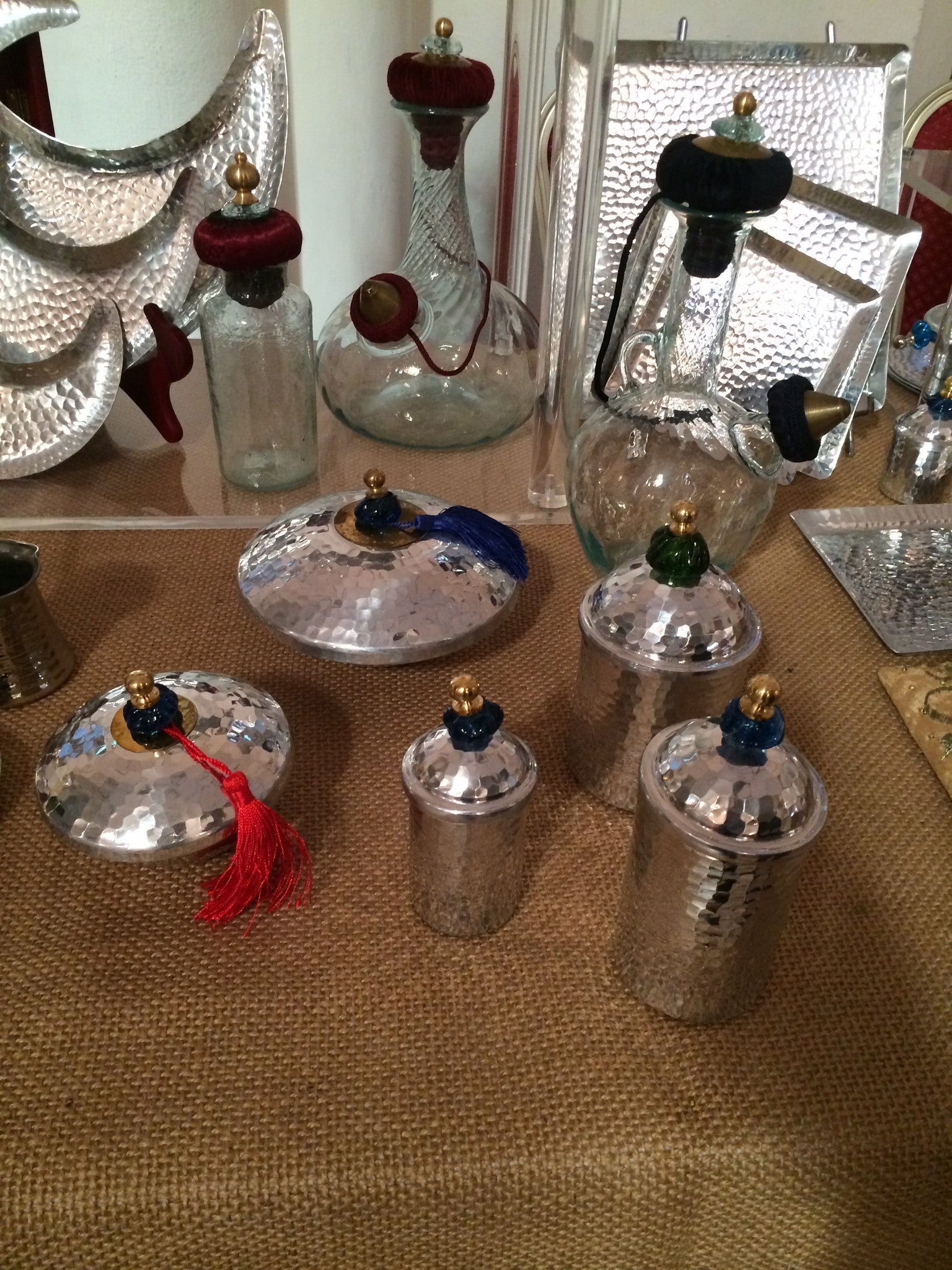 Ottoman Artisan Hand-blown Glass Flask