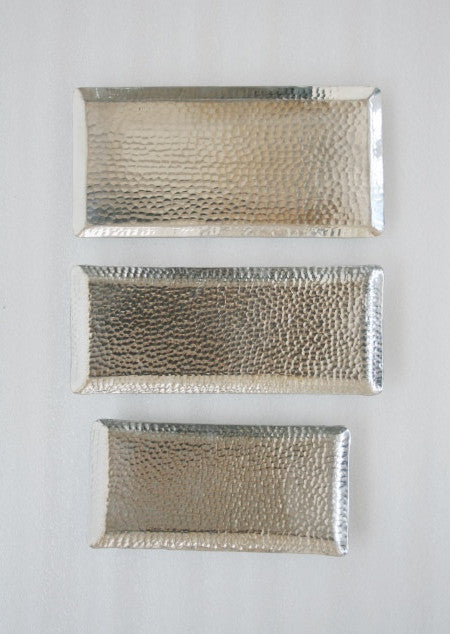 Rectangle Silver Platter (Set of 3)