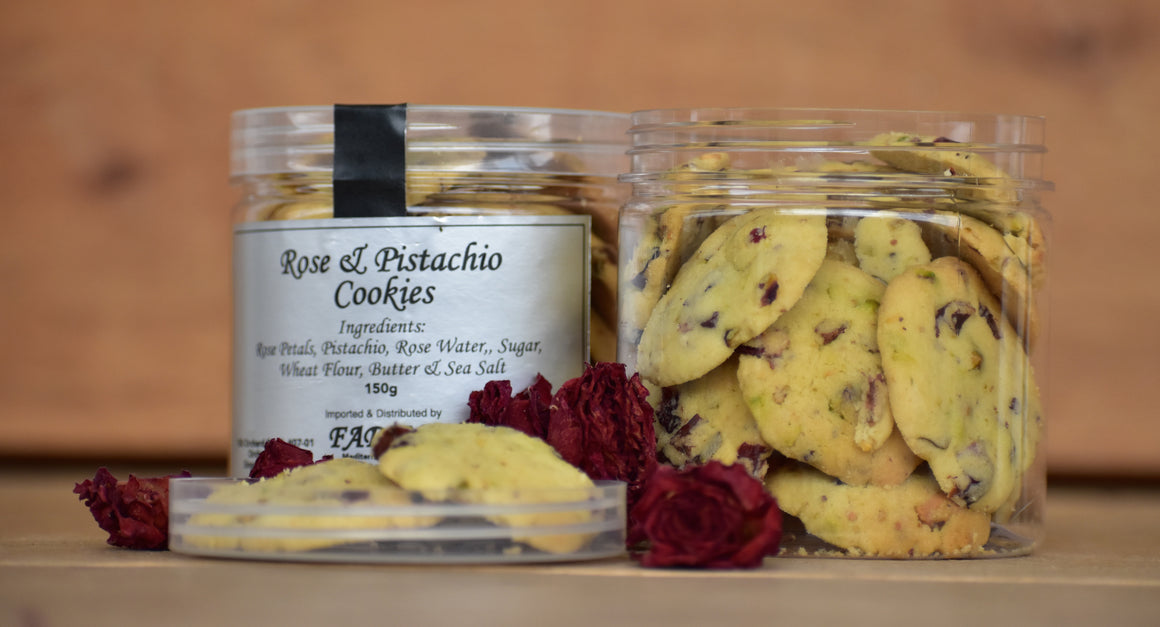 Rose Pistachio Cookies