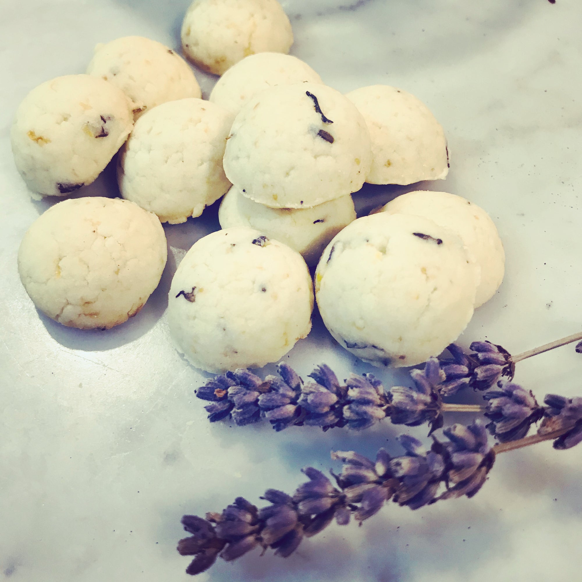 Lavender Lemon Buttons