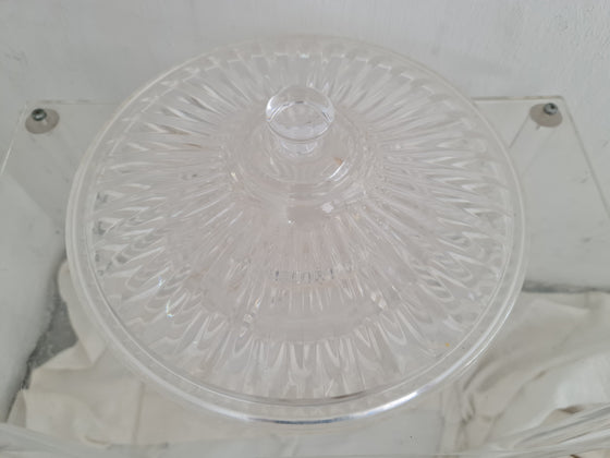 Plexiglass Segment Platter with Lid