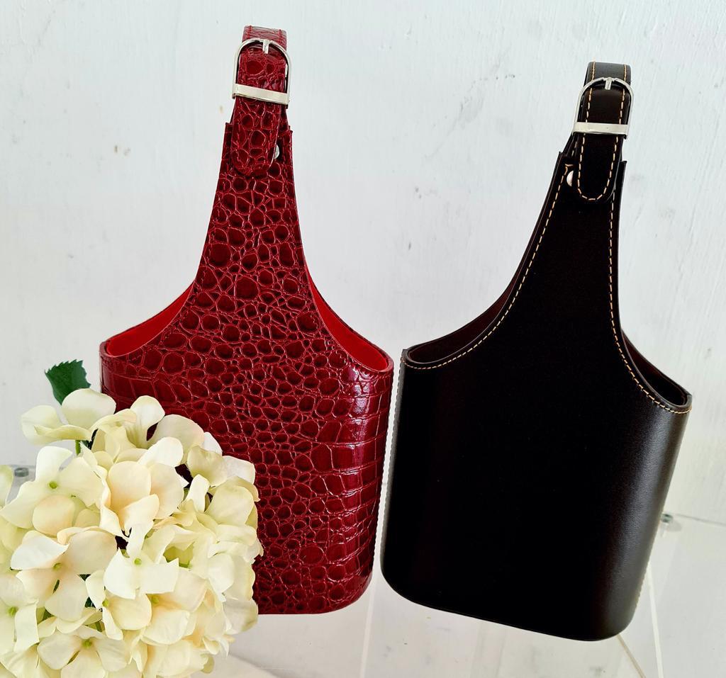 Leather Hamper Baskets