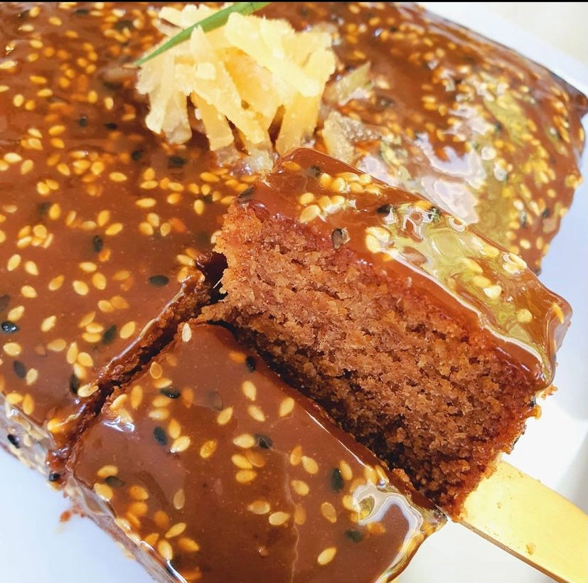 Dates Semolina Cake Eggless