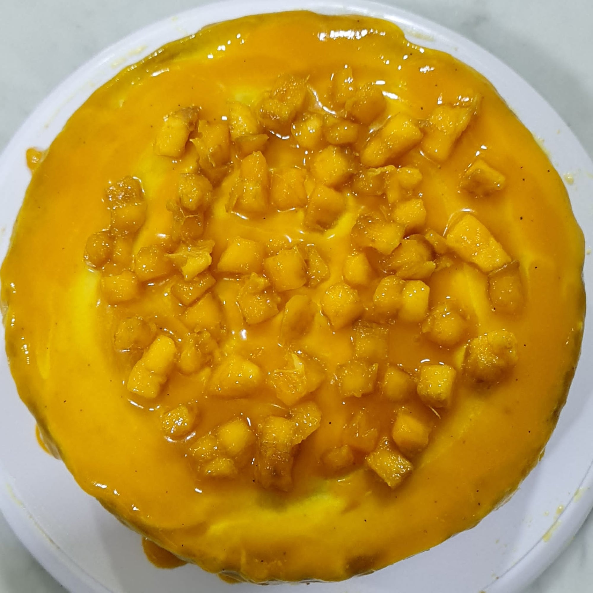 Eggless Mango Cake