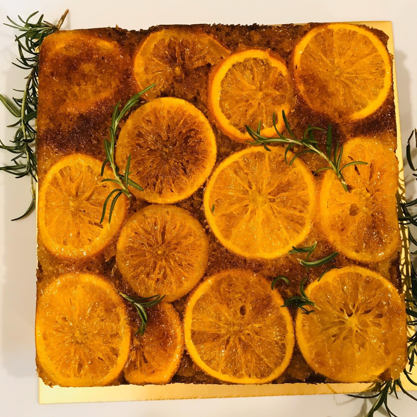 Orange Rosemary Cake